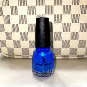 China Glaze- cushin on blue!